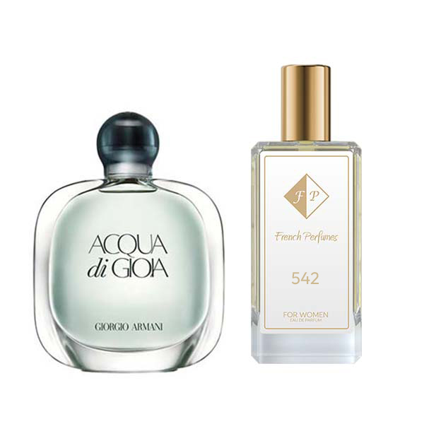 Francouzské parfémy č.542 | Inspirováno Armani - Acqua di Gioia Inspirace parfémy Krásné parfémy Pařížské Parfémy